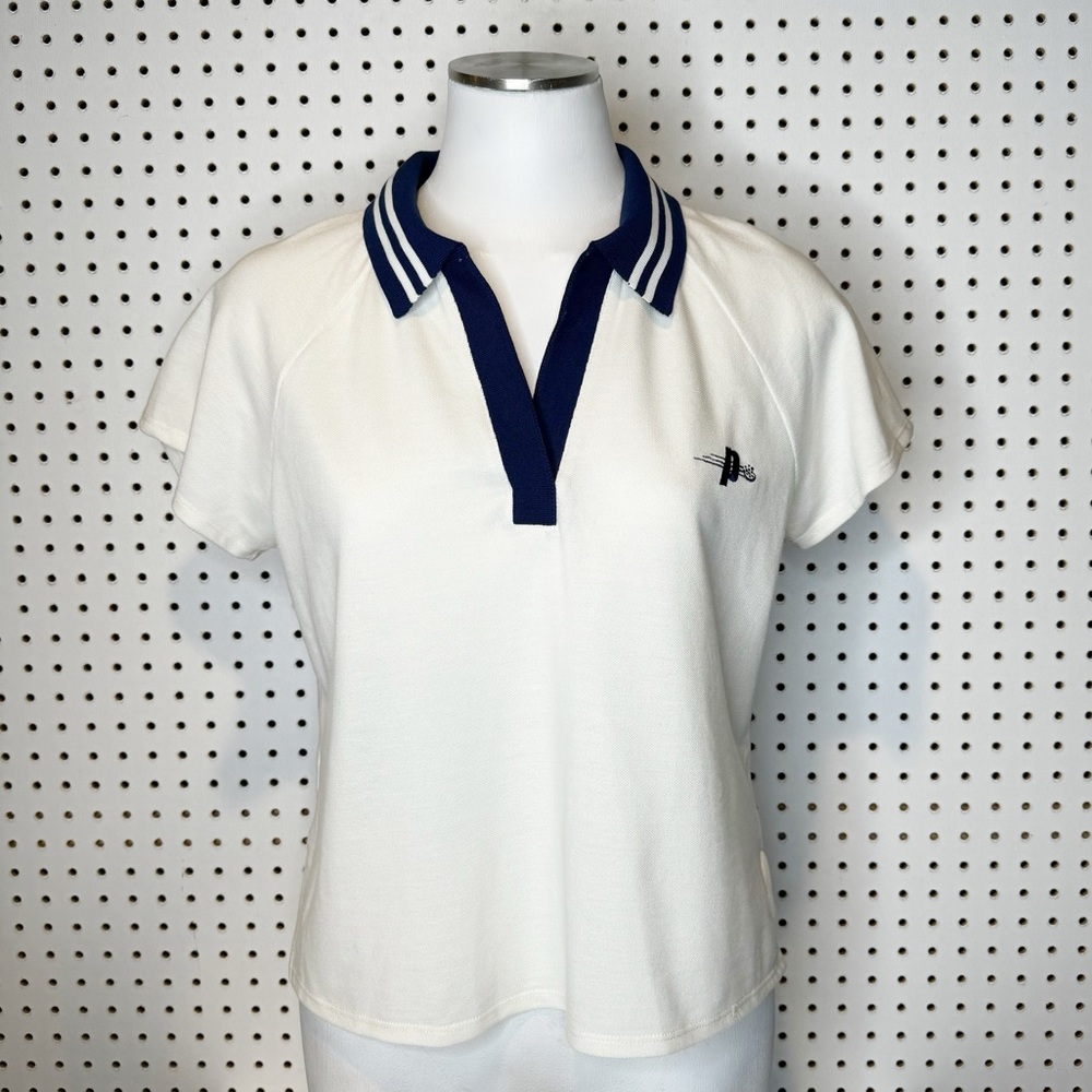 Target x‎ Prince | NWT Pickleball Women's Short Sleeve Polo Shirt - Cream Sz. M
